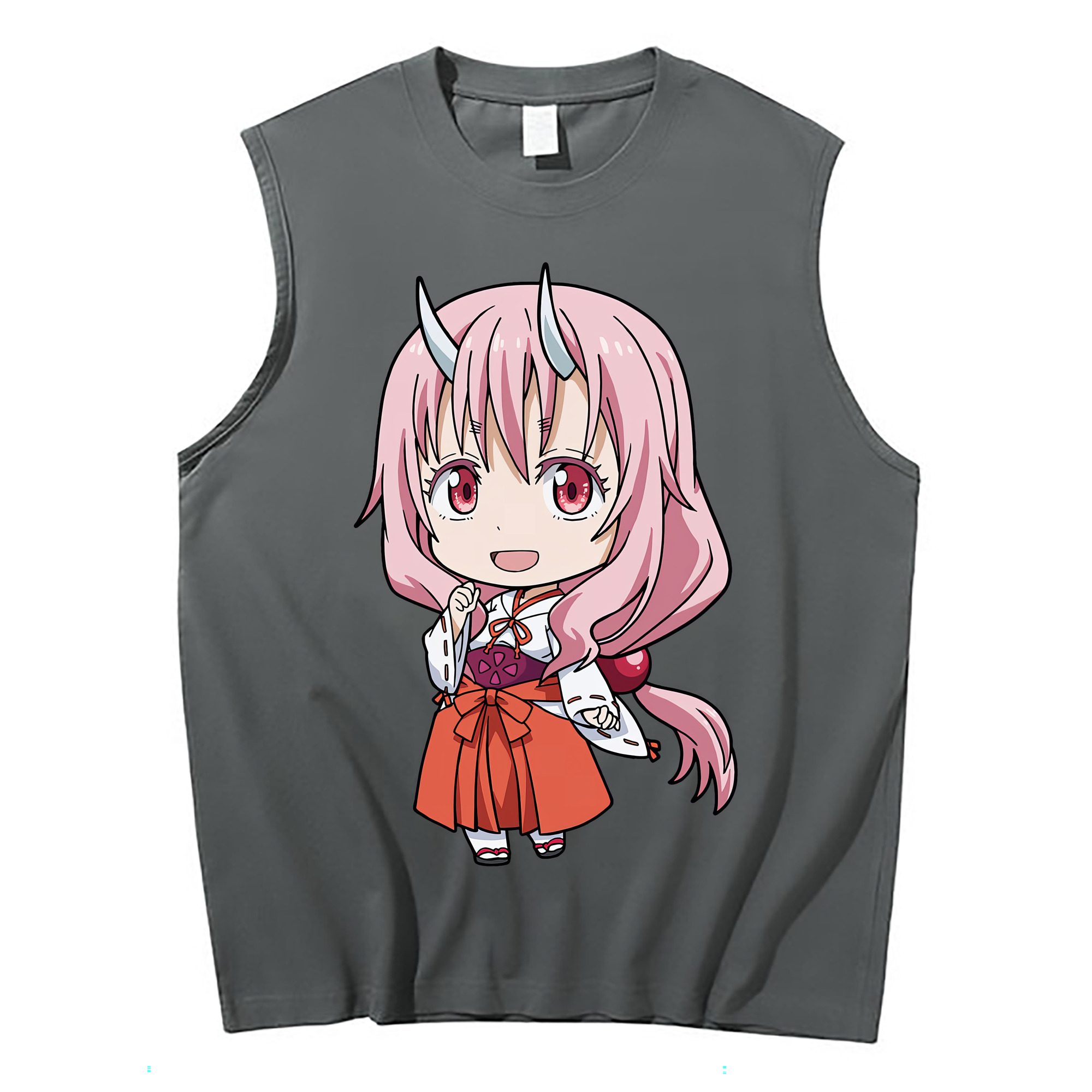 （画像用） 転スラ Regarding Reincarnated to Slime コットン100％タンクトップ（フロントプリント）